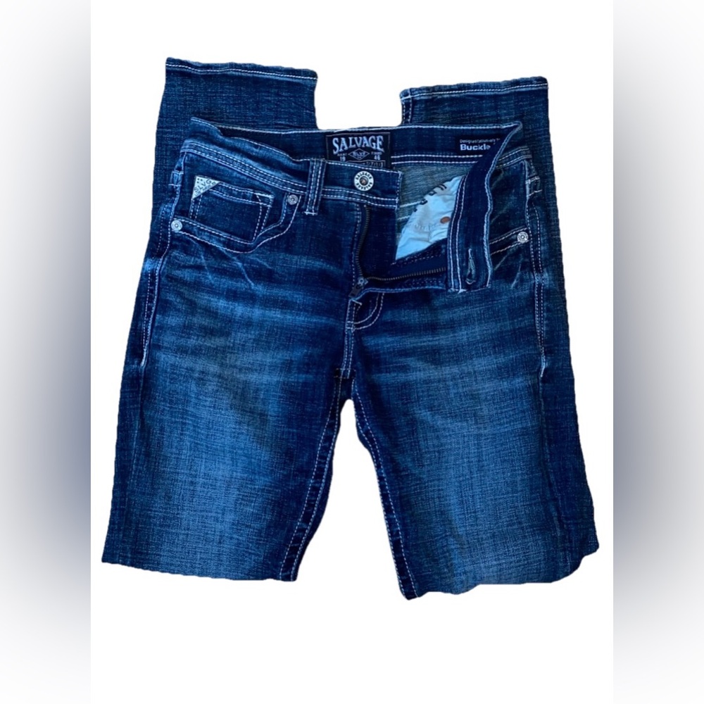 SALVAGE Havoc Straight Slim Fit 30R - Picture 3 of 15